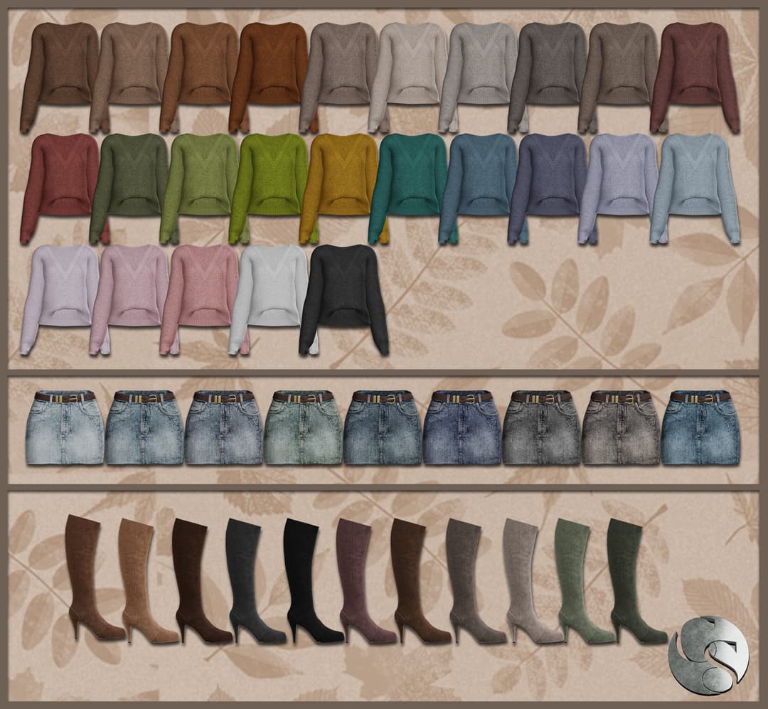 Галерея мода Сет одежды Cozy Oak Collection #3